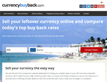 Tablet Screenshot of currencybuyback.com